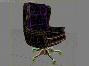 armchair one Modello 3D