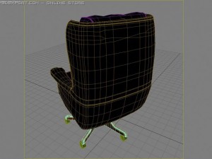armchair one Modello 3D