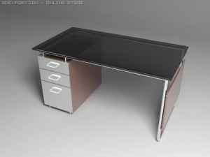 glass desk 3D Model