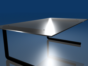 glass desk 3D Model