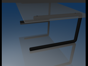 glass desk 3D Model