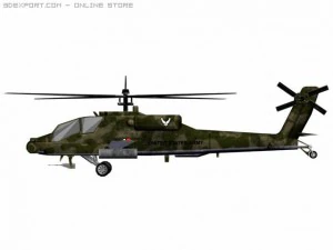 ah64 apache 3D Model
