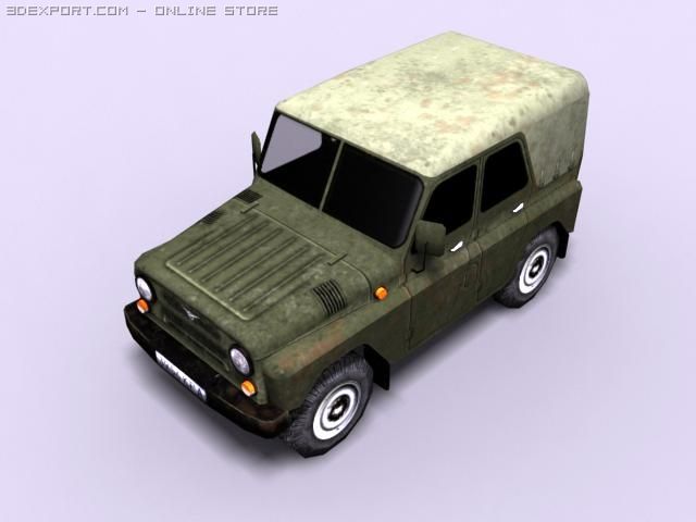 uaz469 Model 3D .c4d .max .obj .3ds .fbx .stl .blend