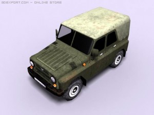 uaz469 3Dモデル
