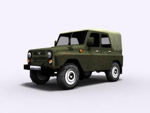 uaz469 Model 3D