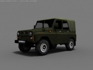uaz469 Model 3D
