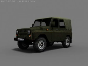 uaz469 3D Model
