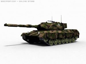 tank leopard 1a5 3D Model