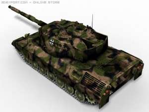 tank leopard 1a5 3D Model