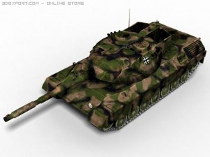 tank leopard 1a5 3D Model