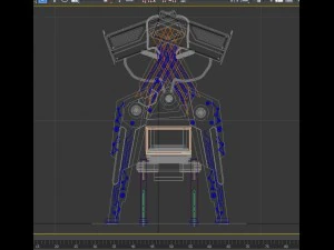 two robots dad and son 3D Model