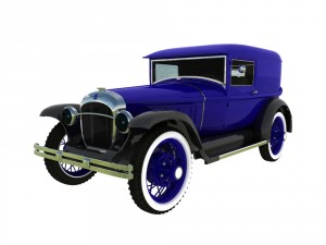 old car from the last century Model 3D
