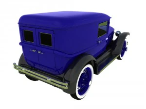 vecchia macchina del secolo scorso Modello 3D