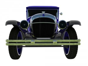 vecchia macchina del secolo scorso Modello 3D