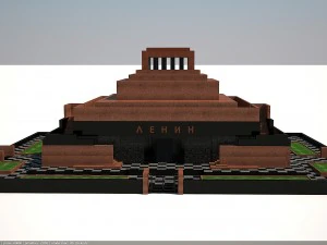 mausoleo di Lenin Modello 3D
