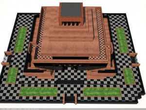 mausoleo di Lenin Modello 3D