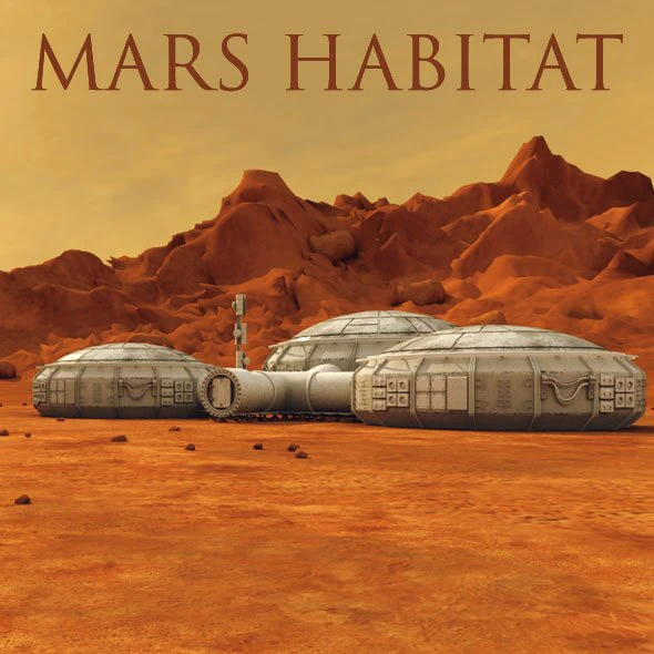 mars environment 3D Model .c4d .max .obj .3ds .fbx .stl .blend 