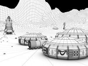 mars environment 3D 모델