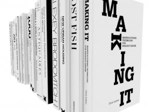 design books stack 3D Model