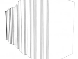 design books stack 3D Model