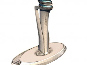 istanbul airport tower - istanbul 3 havalimani kulesi 3D Model