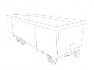 低聚游戏就绪火车模型 3D 模型