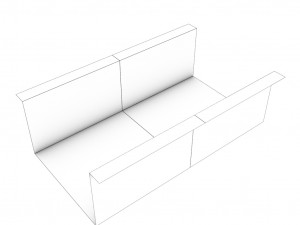 low poly roads staircases and bridges pack 3D 모델