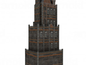 urban buildings pack 15 pieces 3D Model
