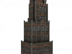 urban buildings pack 15 pieces 3D Model