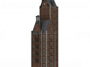 urban buildings pack 15 pieces 3D Model
