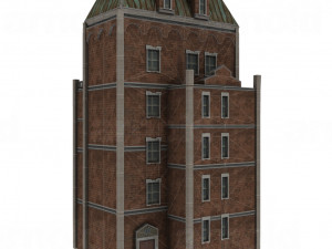urban buildings pack 15 pieces 3D Model