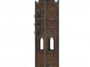 urban buildings pack 15 pieces 3D Model