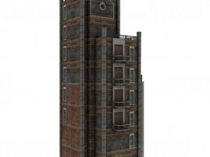 urban buildings pack 15 pieces 3D Model
