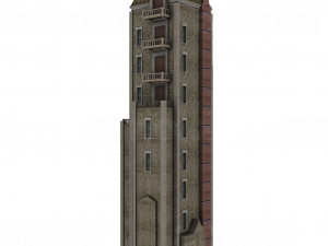 urban buildings pack 15 pieces 3D Model