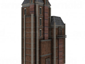 urban buildings pack 15 pieces 3D Model