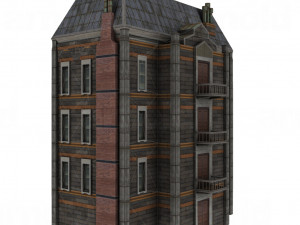 urban buildings pack 15 pieces 3D Model