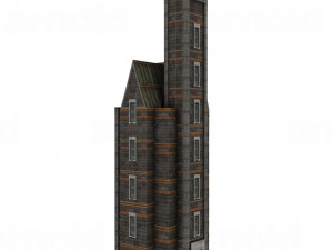 urban buildings pack 15 pieces 3D Model
