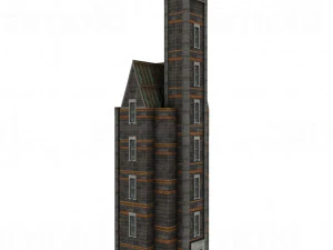 urban buildings pack 15 pieces 3D Model
