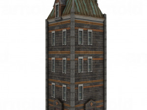 urban buildings pack 15 pieces 3D Model
