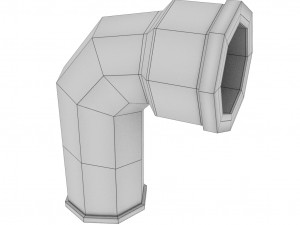 pipes and fittings pack 31 pieces 3D Model