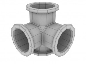pipes and fittings pack 31 pieces 3D Model