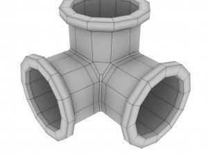pipes and fittings pack 31 pieces 3D Model