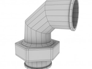 pipes and fittings pack 31 pieces 3D Model