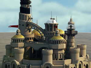 castle island 3D मॉडल