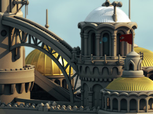 castle island 3D Model