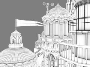 castle island 3D Model