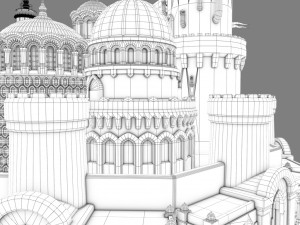 castle island 3D Model