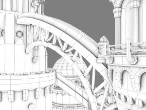 castle island 3D Model