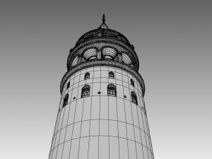 3d galata kulesi galata tower 3Dモデル