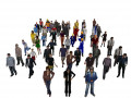 people pack 55 people Modello 3D